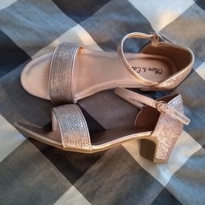 Girl's Rose Gold Heels
